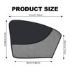 XhuangTech Side Window Sunshade Magnetic with Half Shade, Front Car
