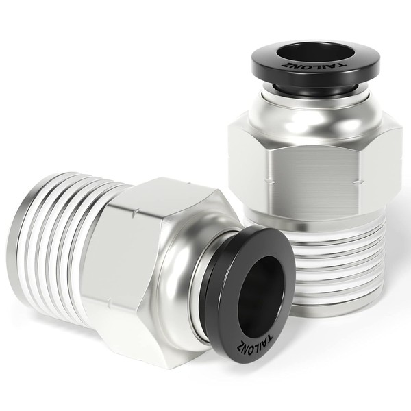 TAILONZ PNEUMATIC TAILONZ PNEUMATIC Male Straight 1/4 Inch Tube OD