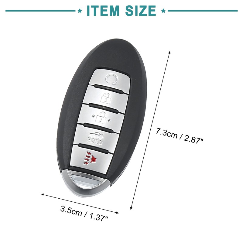ACROPIX Car Keyless Entry Remote Key Fob Fit for Nissan