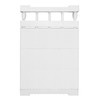 Tension Shelf Adjustable Closet Divider 24cm Width Storage Rack for