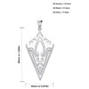 US Jewels Men's 925 Sterling Silver Norse Mammen Vikings Arrow
