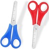 FTONOM5 2Pcs Kids Blunt Tip Safety Scissors with cm Scale,