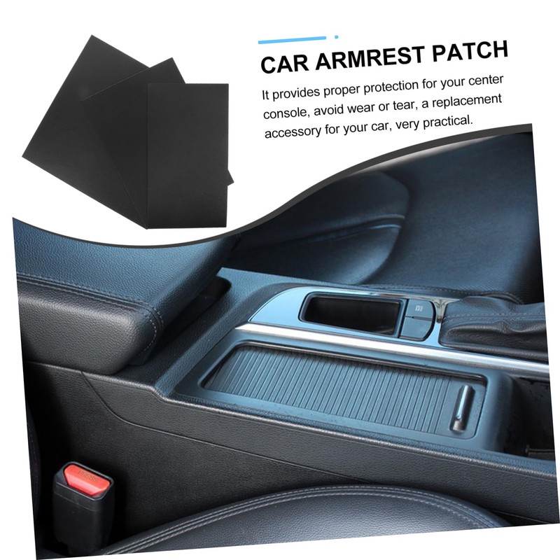 CHILDWEET Protective Armrest Patches Car Console Cover Easy to Install