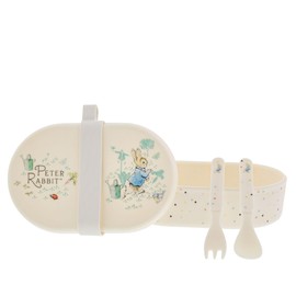 Beatrix Potter Peter Rab Snack Box Cutlery Picnic and Outdoor
