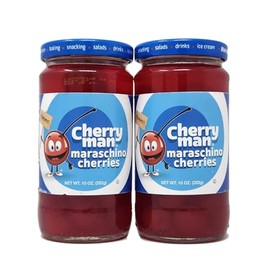 2 pack of Cherry Man Maraschino Cherries 10oz Jars