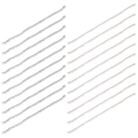 Operitacx 20pcs Doll Eyelashes Strips DIY Craft False Lashes for Dolls Black Brown Easy to Apply Craft Accessories for Decorative Projects