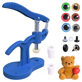 Safety Eye Tool, Large Size Safety Eye Tool for Crocheting Auxiliary Tool, Safety Eye Snapper Tool, Crochet Safety Eye Tool for Stuffed 5-45mm Plush Animal Doll Toy Eyes Making Supplies