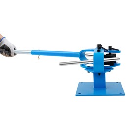 LIAPDG Manual Pipe Bender, Exhaust Square Tubing Bender Portable Metal Bending Tool 7 Dies Size for Bending Pipes Made of Mild Steel Maximum Bearing Width 5/16" Maximum Storage Width 1-15/16 "