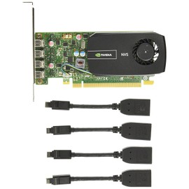 Lenovo Graphics Card - NVS 510-2 GB DDR3 - PCIe 2.0 x16 Low Profile - 4 x Mini DisplayPort - for ThinkCentre M73; ThinkStation P310; P320; P410; P500; P510; P520; P710; P720; P910; P920