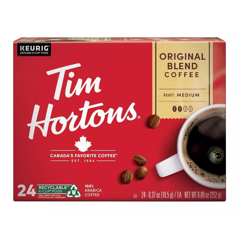 Tim Hortons 24 Count Tim Hortons Original Blend Medium Roast