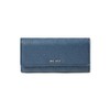 Nine West Women's Zuri SLG Check Sec Wallet, Steel Blue