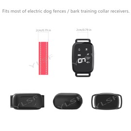 ETPET Dog Replacement Collar Strap for Electronic Fence Training Barking Collar GPS Tracker Receivers-Compatible with Nearly All Brands and Models of Electric Collars -3/4 Inch Nylon Collar Strap