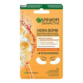 Garnier Hidra Bomb Mascarilla De Tela Para Ojos Anti Ojeras