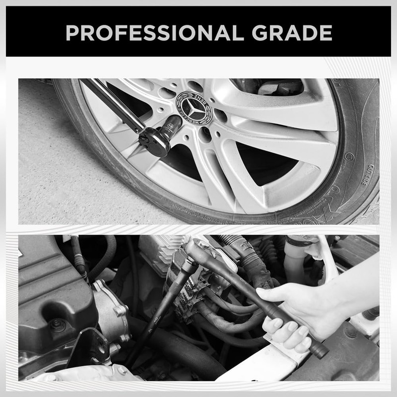 SWANLAKE 1/2" Drive Impact Socket Set, 66-Piece Standard SAE (3/8"-1-1/4")