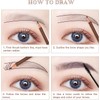 Juego de Bolígrafos Impermeables para Cejas, Lápiz de Cejas Con