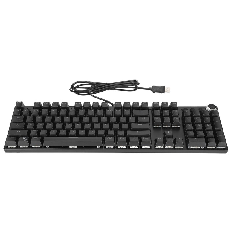 Mechanical Keyboard Wired Gaming Support Backlight Green Axis Keyboard with
