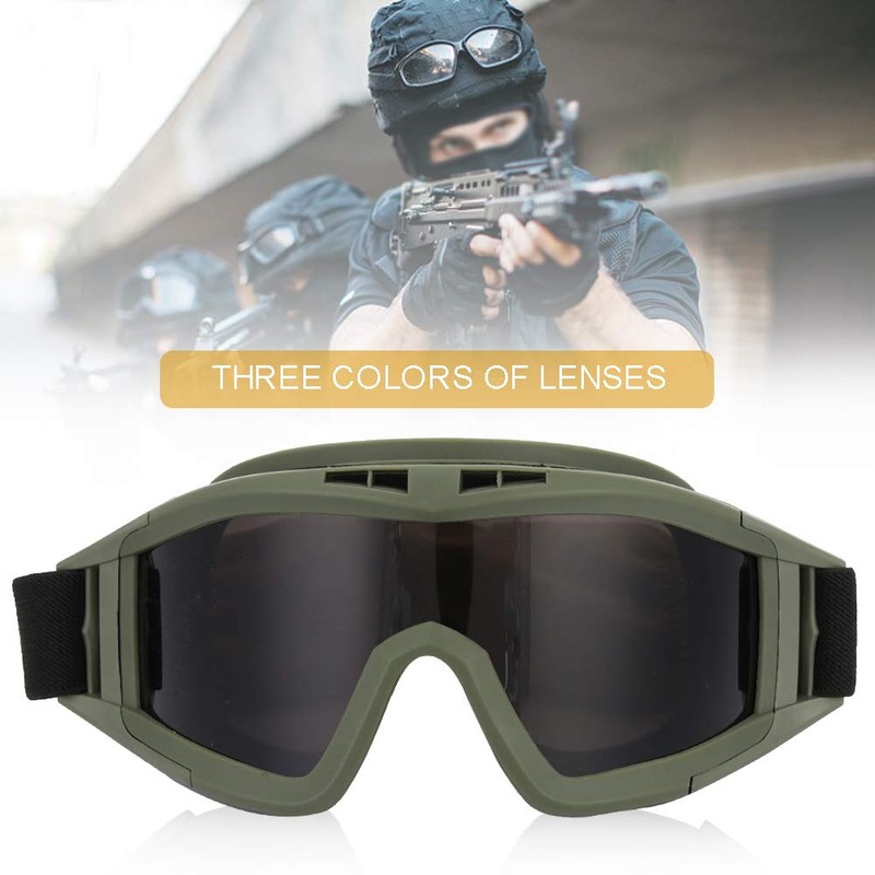 Tactical Goggles Military Tactical Glasses Protective Glasses UV-400 Eye Protection