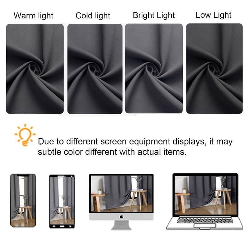 Gwine 24 Inch Long Tier Curtains for Small Window, Short