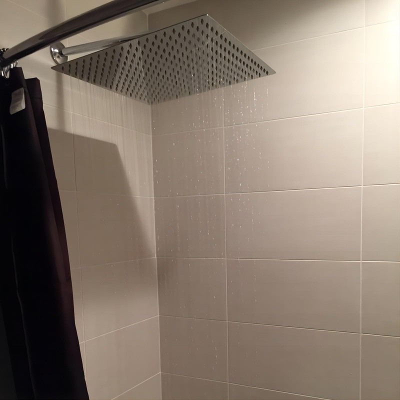 16" Large Chrome Rain Shower Head Ceiling Mount - High