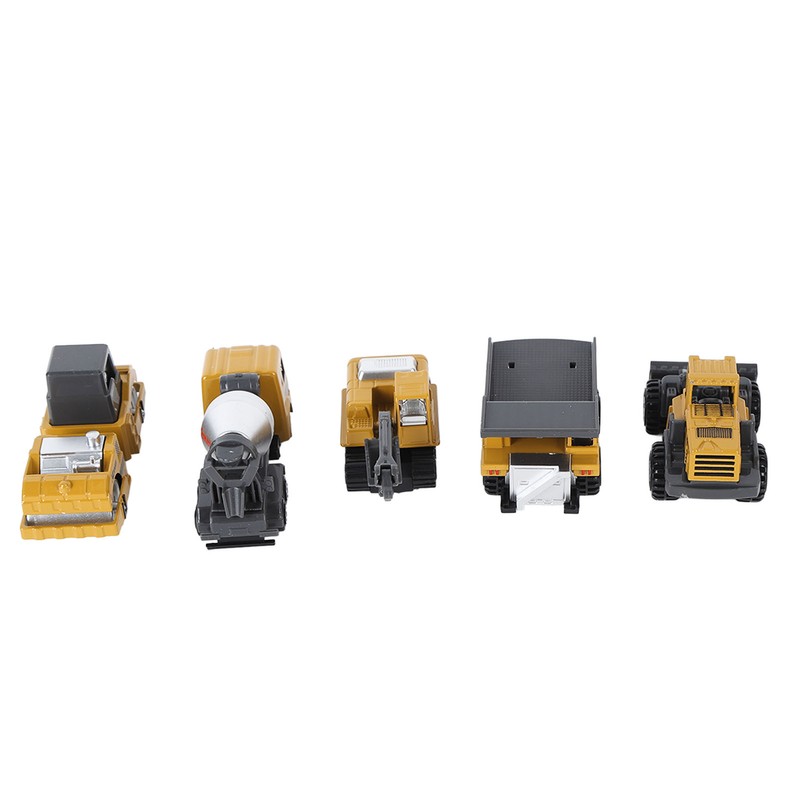 6pcs 1:64 Construction Vehicle Toy Mini Decoration Alloy Construction Vehicle