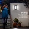 Motion Sensor Outdoor Lights Waterproof 120 Degree Sense Angle Solar