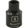 Dynamic Tools 3/8-Inch Drive 6 Point Metric, 8-Millimeter Standard Length,
