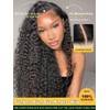 Sunber Bye Bye Knots Curly Glueless Human Hair Wig Pre