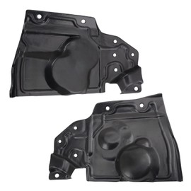 TRQ Engine Splash Shield Driver & Passenger Side Side Compatible with 2008-2012 Nissan Rogue NI1228155 NI1228156