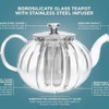 Teabloom Vienna Glass Teapot with Infuser | 37oz Elegant Design