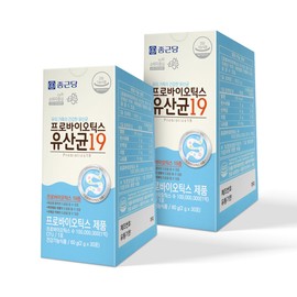 Chong Kun Dang Probiotics Lactobacillus 19 30 sachets 2 powder / 종근당 프로바이오틱스 유산균19 30포 2개 가루 분말