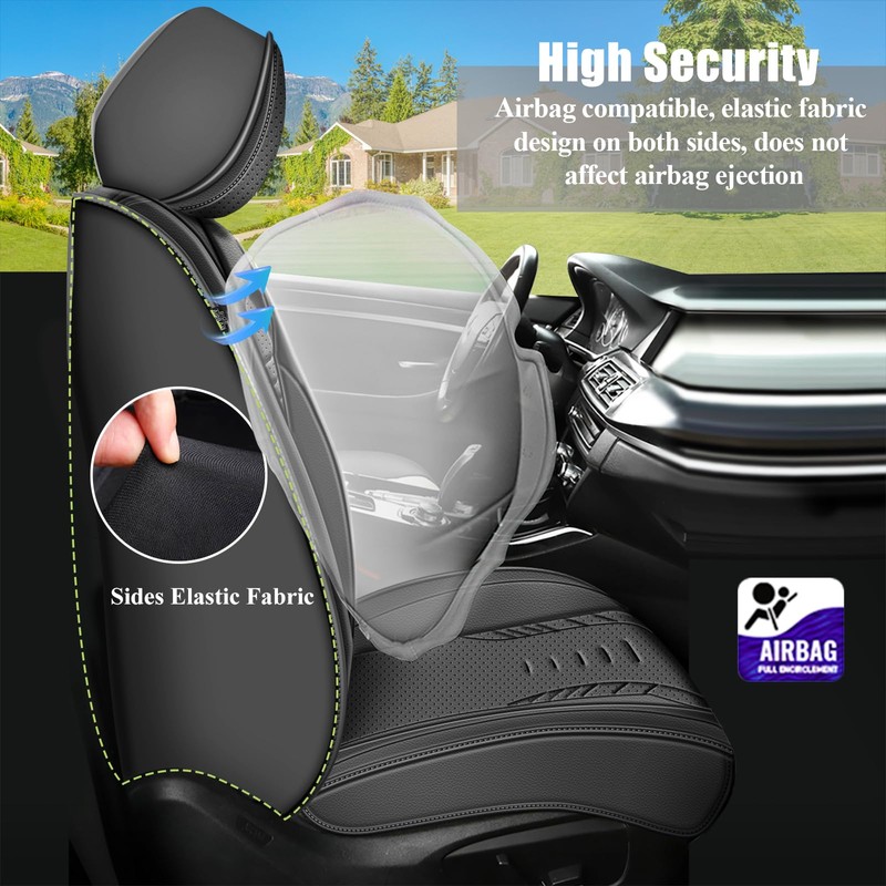 RAWAKORW Seat Covers for Toyota RAV4 2013-2023 2024 2025 RAV-4