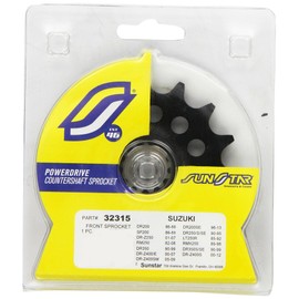 Sunstar 32315 15-Teeth 520 Chain Size Front Countershaft Sprocket,Black