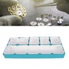 Watch Parts Storage Box Stackable 5 Compartments Acrylic Rubber Watch