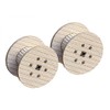 modellbahn-exklusiv Cable Reels, Lasercut Kit for 2 Pieces, Gauge 0