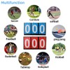 APORO 3 Digit Portable Table Top Scoreboard Flipper, Multi Sports