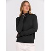 ANRABESS Turtleneck Sweaters for Women 2025 Fall Long Sleeve Dressy