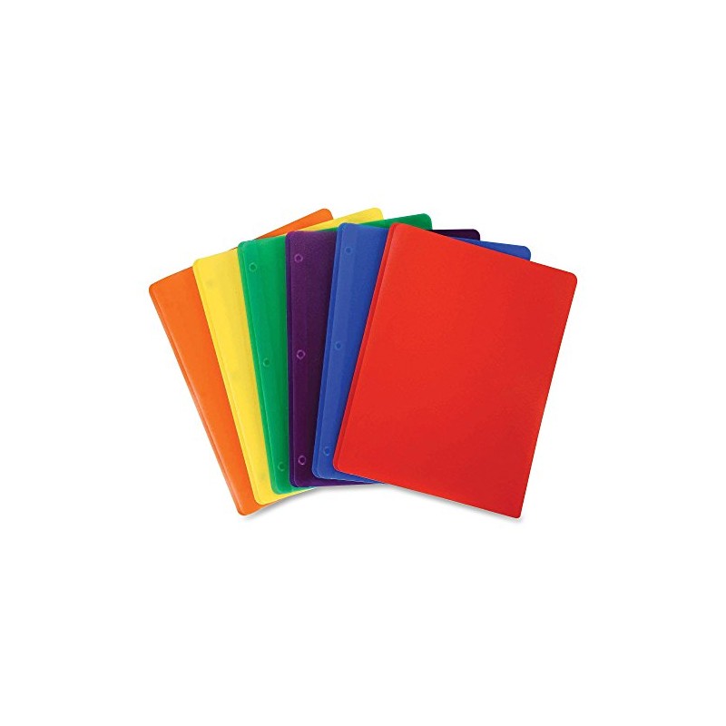 Business Source 2-Pocket Poly Portfolio, Blue (20880)