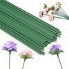 Kesote Floral Wire Stems, 50 Pieces, Flower Rose Bud Stems,