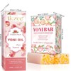 Peach-Scented Intimate Care Set, 2 Pieces – Moisturizing Oil &