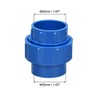 sourcing map 50mm X 50mm PVC Pipe Fitting Union Solvent