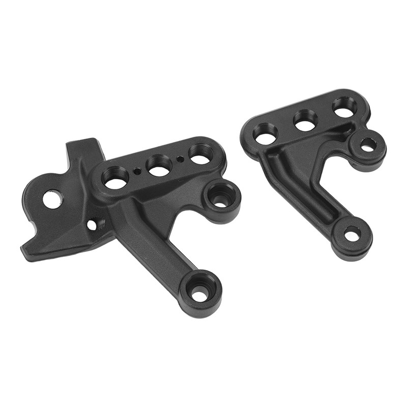 Motorcycle Foot Pegs Bracket Set Metal Construction Stable High Strength