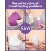 Breastfeeding Essentials Kit for Nursing Moms Nipple Relief, 60 Pcs