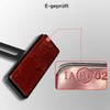 evermotor Universal Motorcycle E4 Reflector Rear Narrow Red with Long