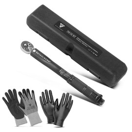 STAHLWERK Torque Wrench TW-10 ST 1-10 Nm 1/4 Inch Reversible Ratchet Wrench Ratchet with Micrometer Scale