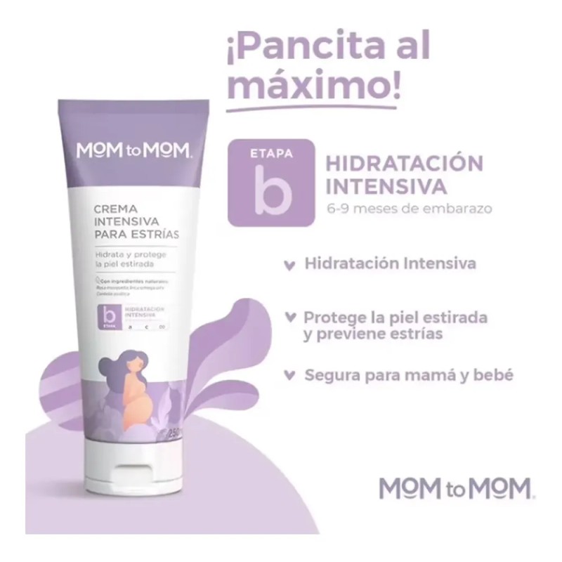 Crema Intensiva Para Estrias Mom To Mom 250ml