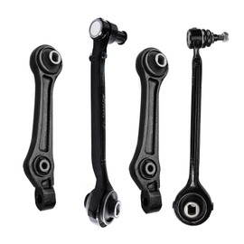 HHCM 4pc Front Lower Forward Rearward Control Arm Kit K620257 K620258 MS25119 for Chrysler 300 05-10 2.7L 3.5L 5.7L 6.1L RWD, for Dodge Challenger 08-10, Charger 06 & 07-10 RWD, Magnum 05-08 RWD