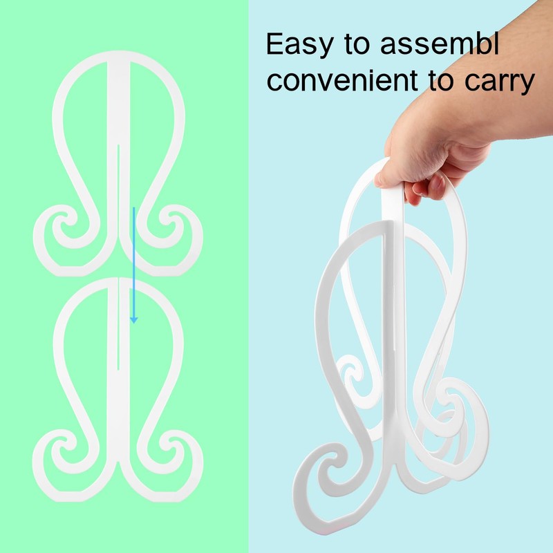 Tabanzhe Wig Stand-1PC Folding Wig Head Stand Collapsible Durable Holder