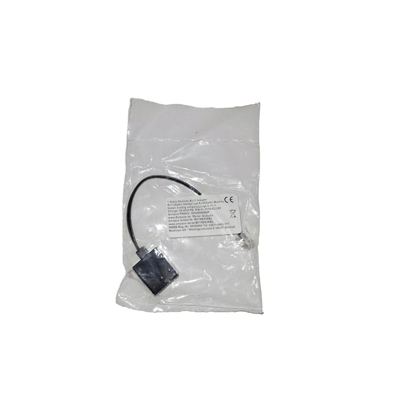 Dadusto RJ11 6p4c Male to RJ45 8p4c Female 4 Core