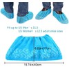 Tomus-UNI Shoe Covers Disposable 200 Pack (100 Pairs) | Non-Slip,