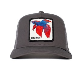 Goorin Bros. The Farm Adjustable Mesh Trucker Hat for Men and Women, Grey (Alpha Betta Truckin), One Size